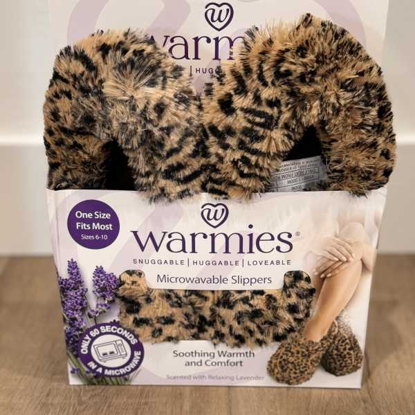 Leopard Print WARMIE Slippers (one Size)