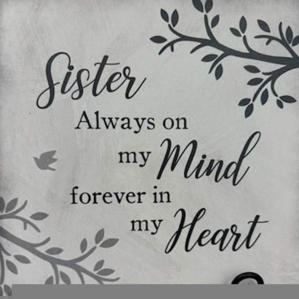 SISTER Ceramic Plaque