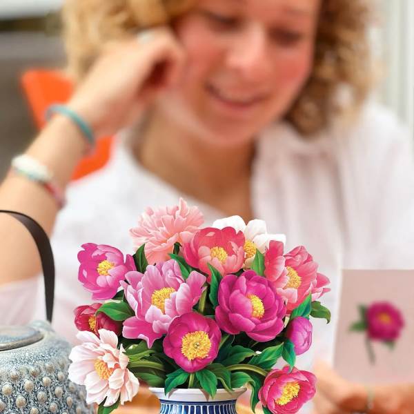 Mini Peony Paradise Pop-Up Card
