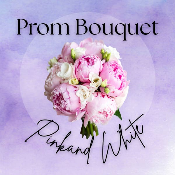 Prom Bouquet - Pink & White Designer's choice