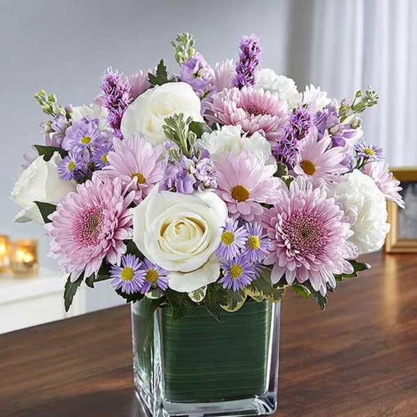 Healing Tears Lavender & White