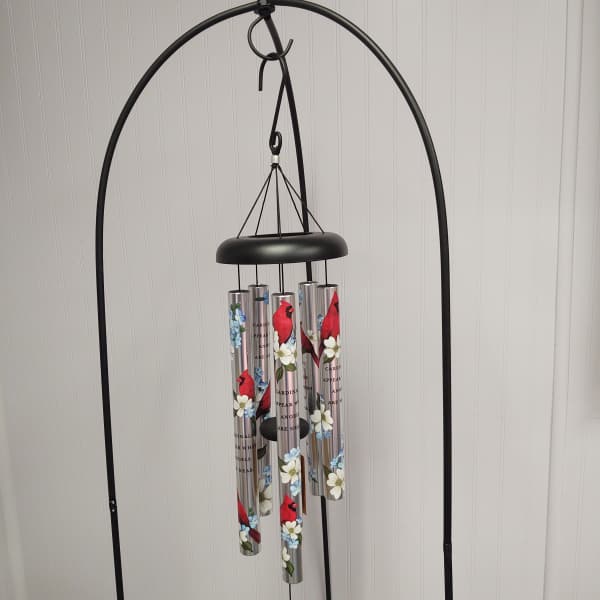 Wind chime by Carson, mostly cardinals