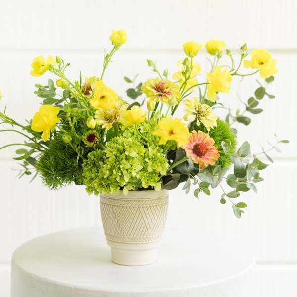 yellow and green creation