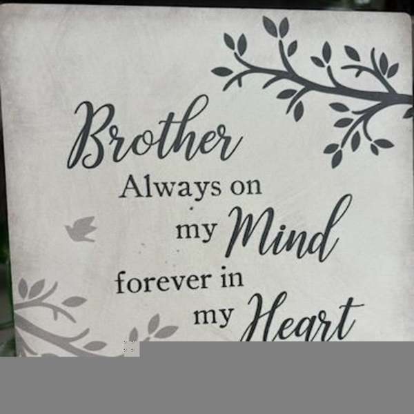 BROTHER Ceramic Plaque