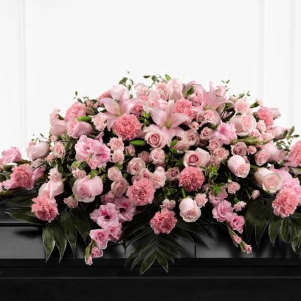 FTD Sweetly Rest Casket Spray