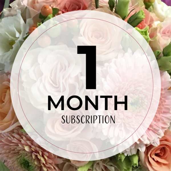 Weekly Flower Delivery - 1 Month