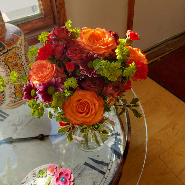 sensational vase bouquet