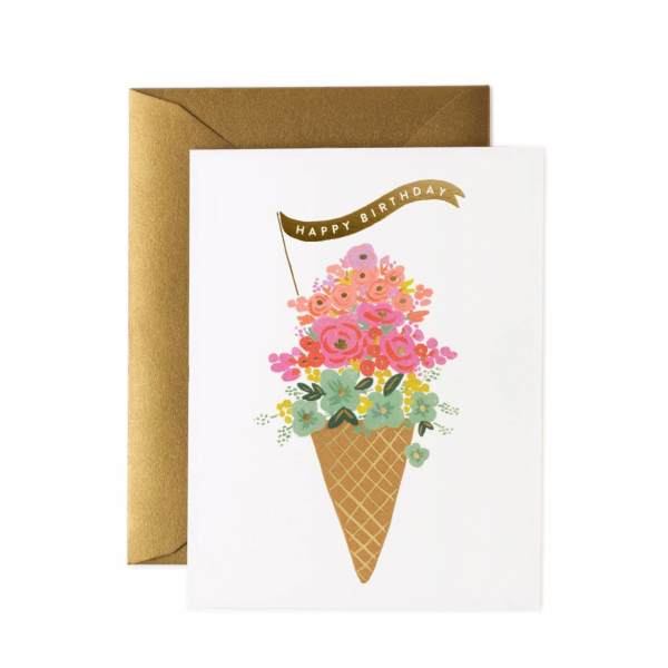 Ice Cream Birthday Card