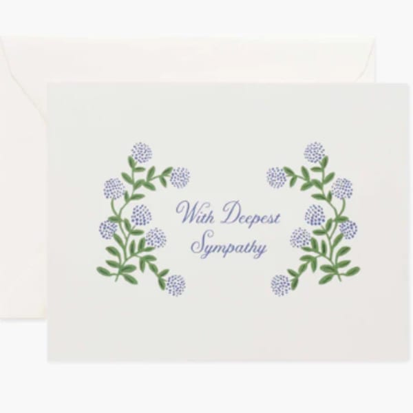 With Deepest Sympathy