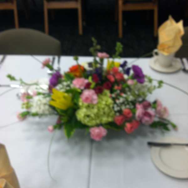 Dinner party flowers..
