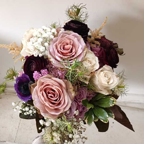 Rachel's wedding bridesmaid bouquet