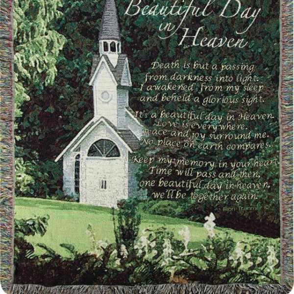 A Beautiful Day In Heaven Throw