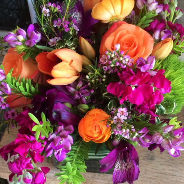 Orange and Purple Cube