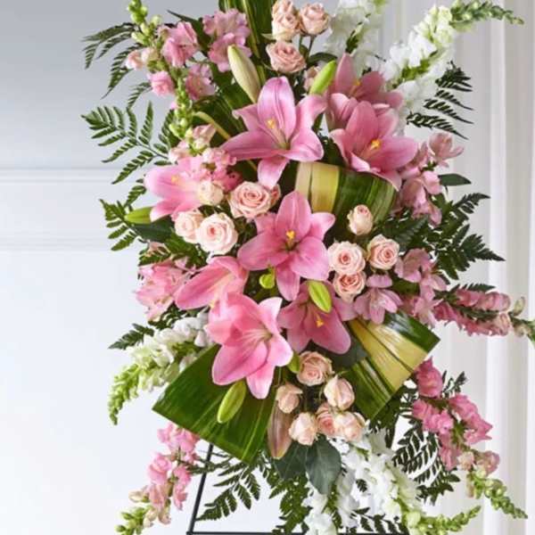 ELEGANT EMBRACE STANDING SPRAY