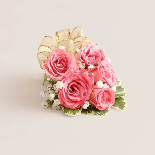 Pink Spray Rose Corsage