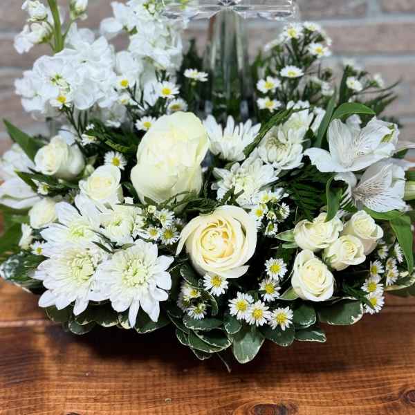 Divine Peace Cross Bouquet