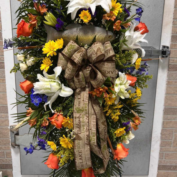 Gone Fishing Standing Spray