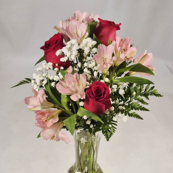 " I Love You" 3 Red Roses