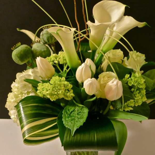 Green and white in the Studio's Signature style. What's not to love in classic green and white?