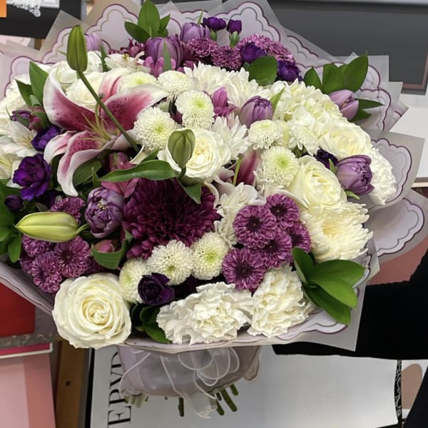 Purple Blooms Bouquet
