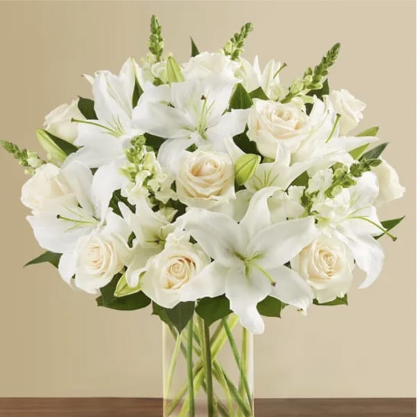 Classic All White Arrangement