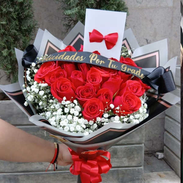 Mini buchon color rojo