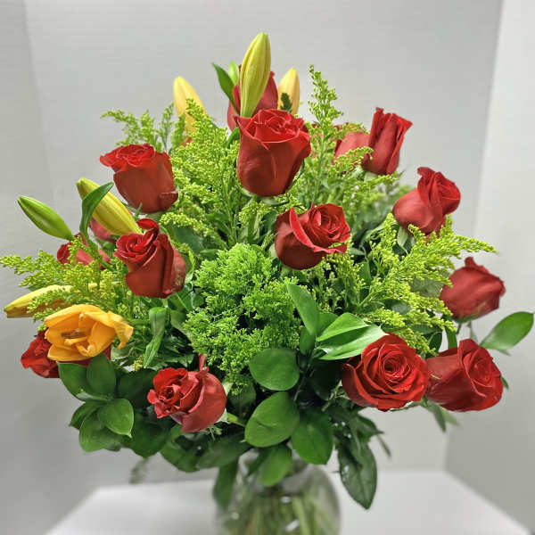 15 Long Stemmed Red Roses