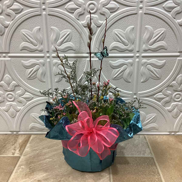 Bulb Garden, decorated, 8”