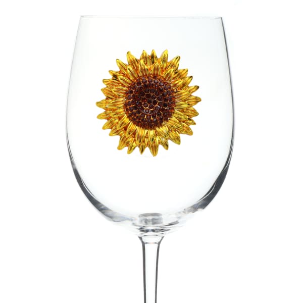 Sunflower Jeweled Glassware