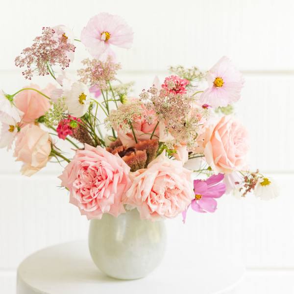 blush garden bouquet