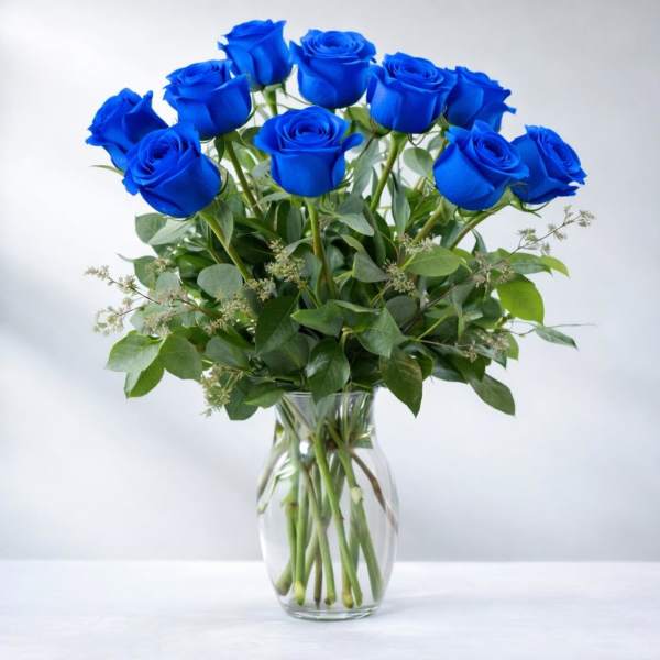 Blue Rose Bouquet