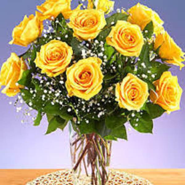 Dozen Yellow Roses