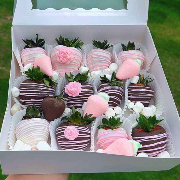 12 STRAWBERRIE CHOCOLAT