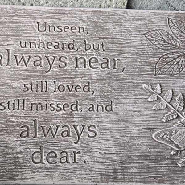 Garden Bench “ Unseen, Unheard”