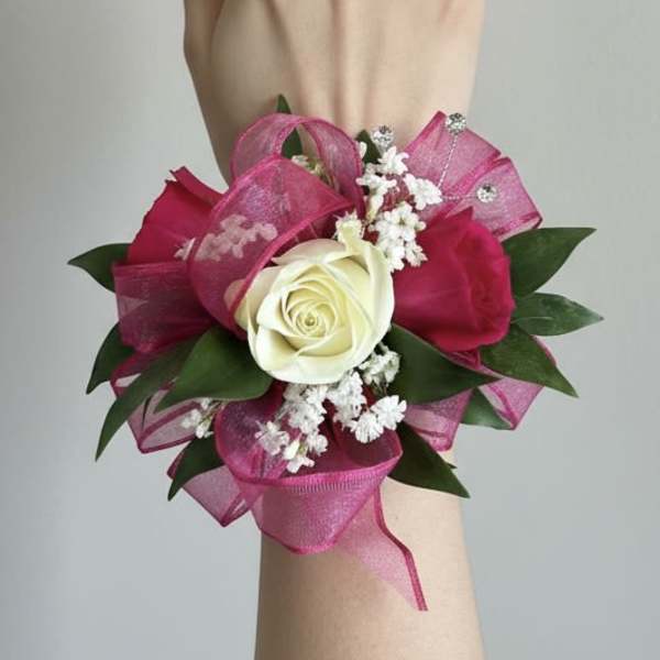 Hot Pink Corsage