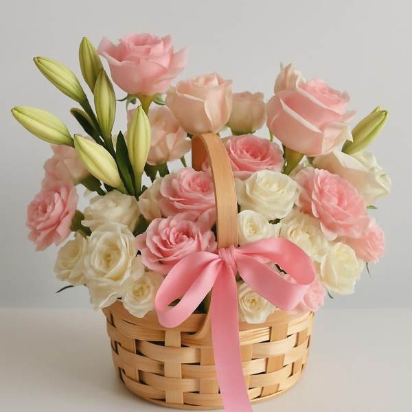 Classic White And Pink