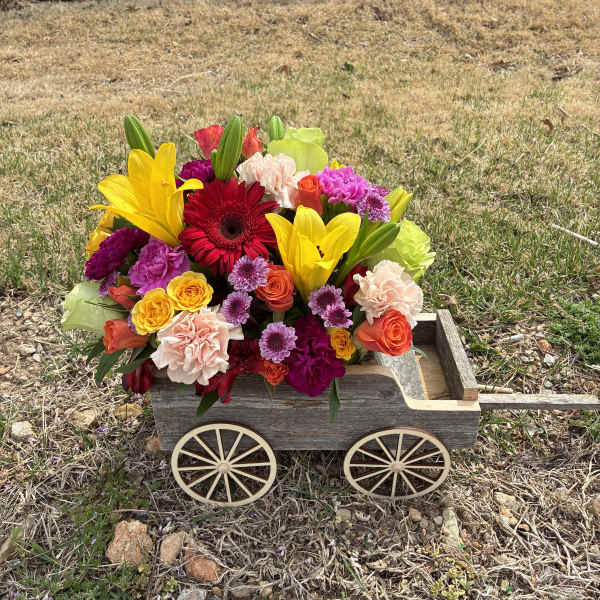 Wagon in Bloom