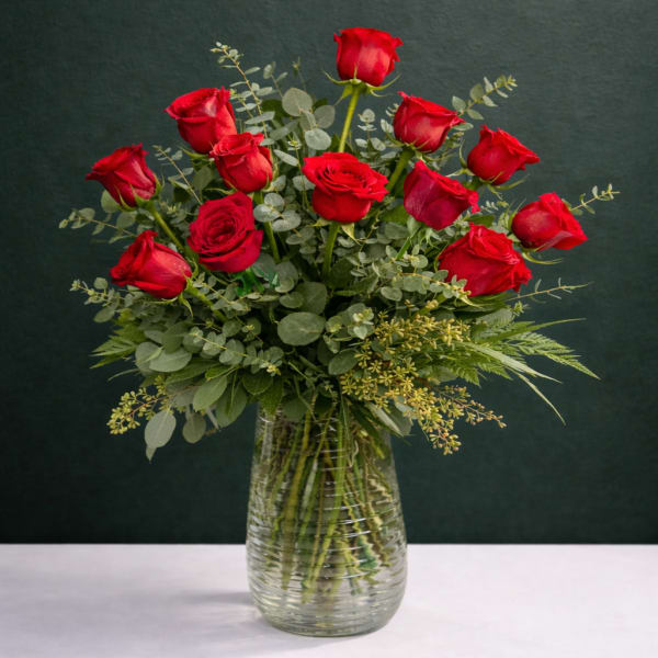 One Dozen Red Roses