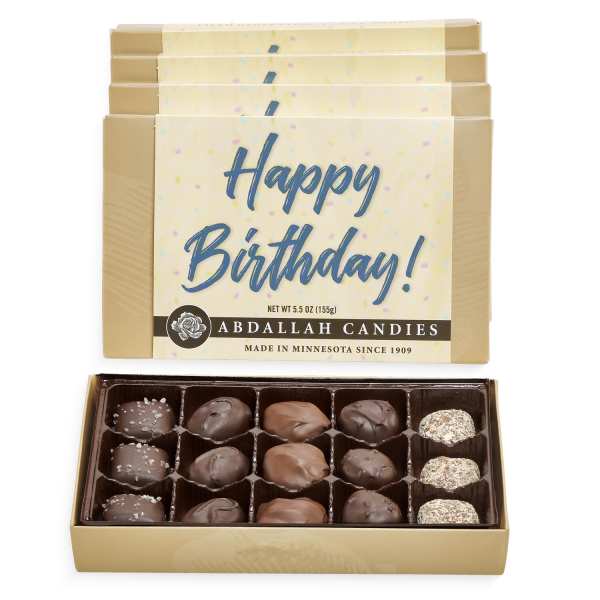 Abdallah Greeting Card Happy Birthday Chocolates