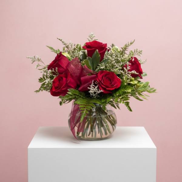 Half Dozen Rose Vase