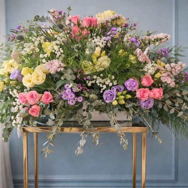 Pastel Harmony Altar Arrangement