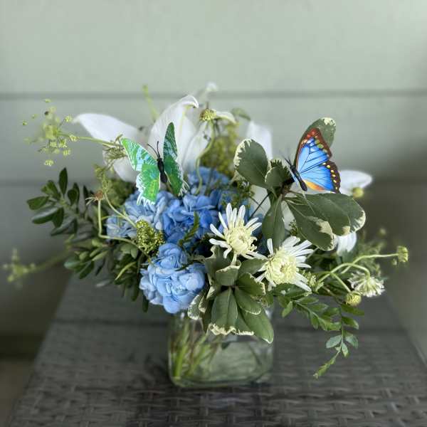 New Beginnings – Butterfly Floral Arrangement