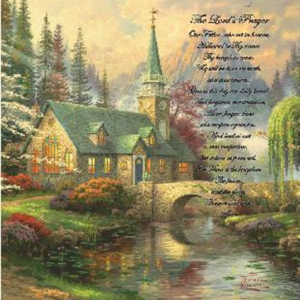 The Lord's Prayer Tapestry Throw