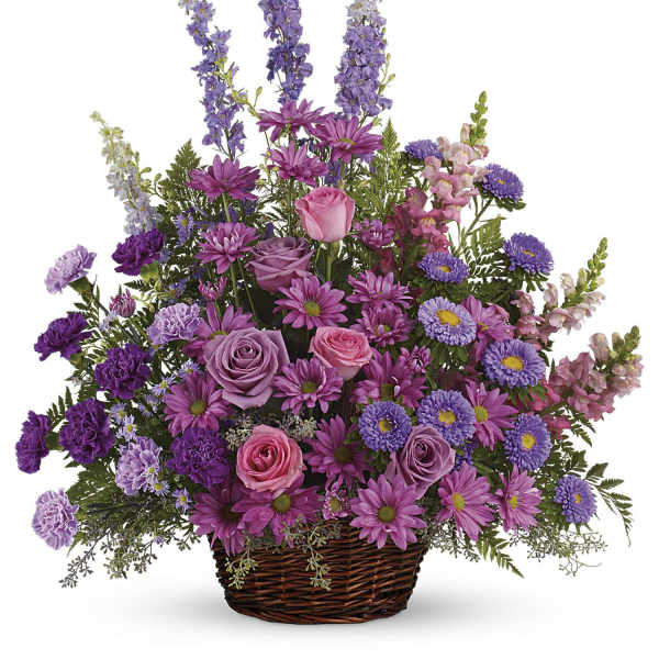 Gracious Lavender Basket