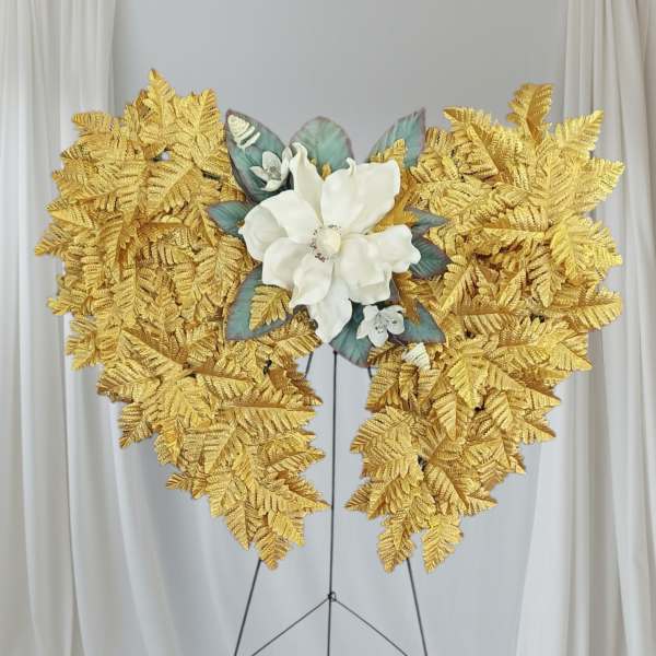 Golden Wings Standing Spray