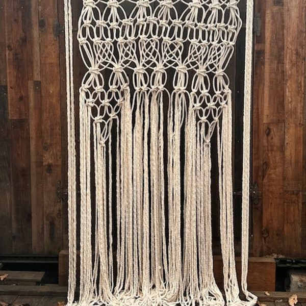 Macrame Wall Hanging - Hand Crafted