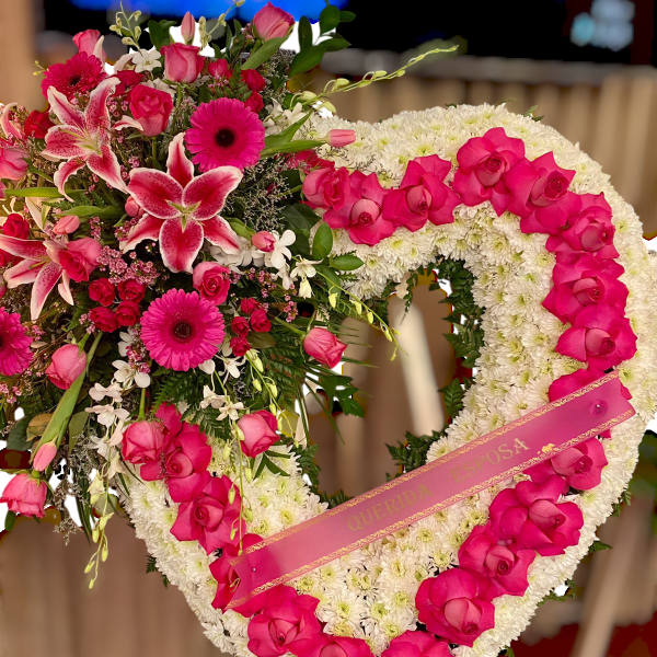 Heartfelt Tribute Floral Heart