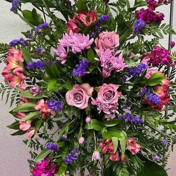 Standing Pink & Purple Spray