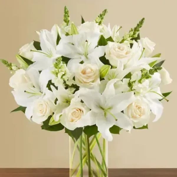 Classic All White Arrangement