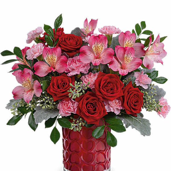 Teleflora's Enchanted Hearts Bouquet
